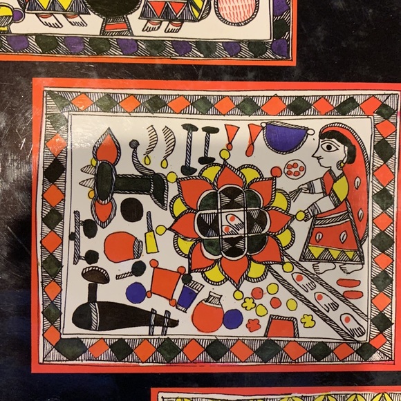 Rare! Madhubani - Art Tradition by K. Prakash - Picture 3 of 7